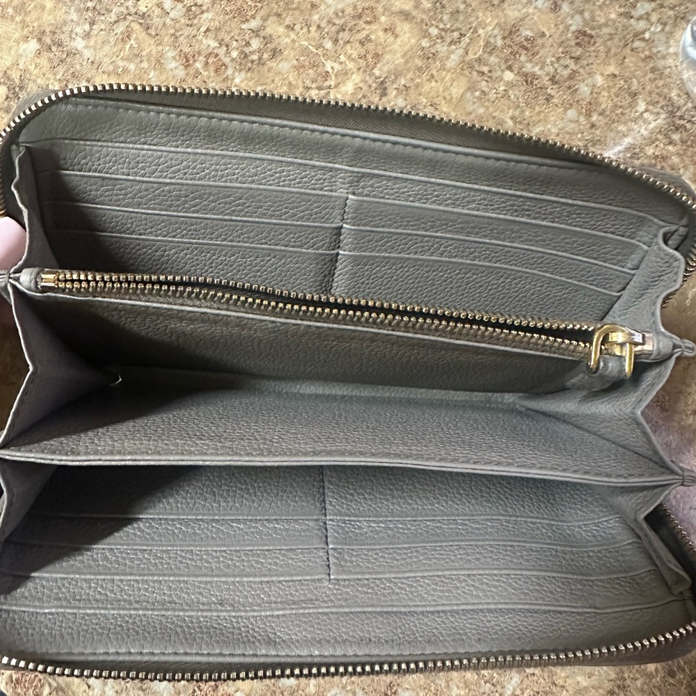 Prada Gray Leather Wallet - Picture 9 of 13